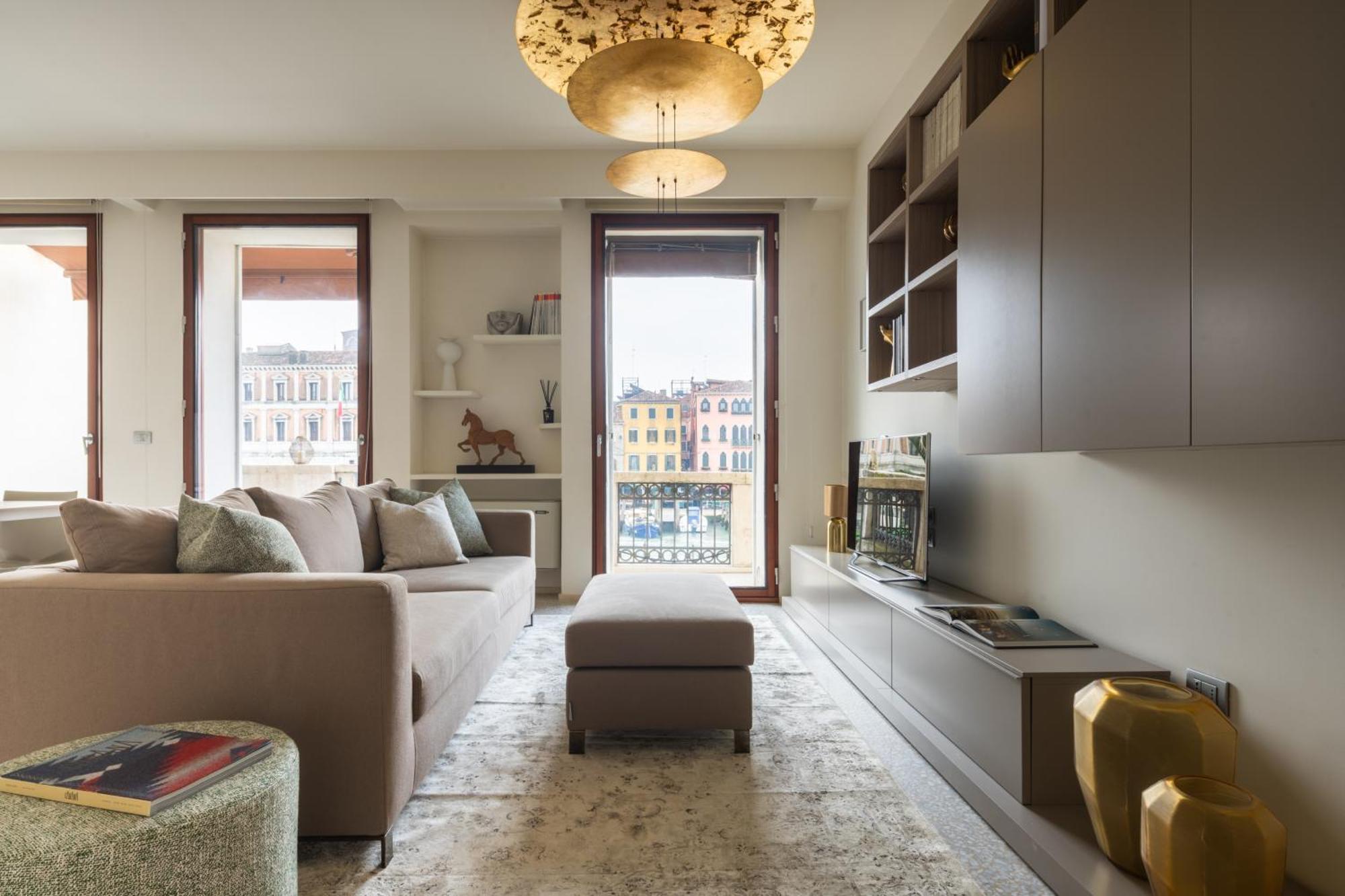 Grand Canal Luxury Apartment With Terrace R&R Venetië Buitenkant foto