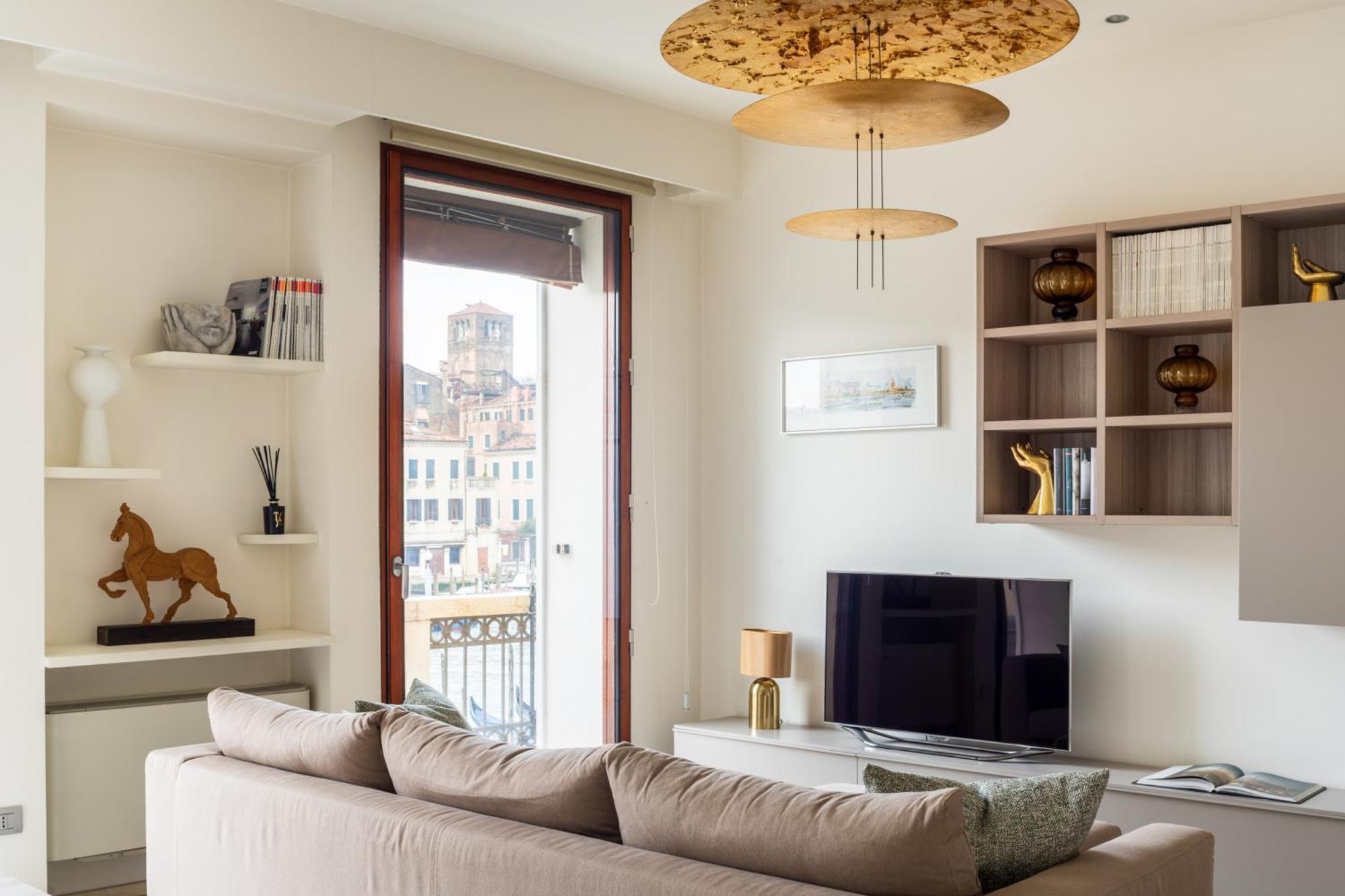 Grand Canal Luxury Apartment With Terrace R&R Venetië Buitenkant foto
